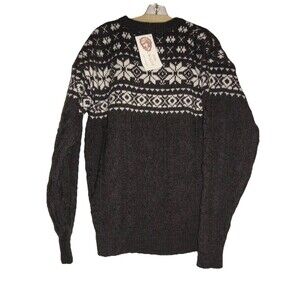 Inis Crafts Nordic Pullover Wool Sweater